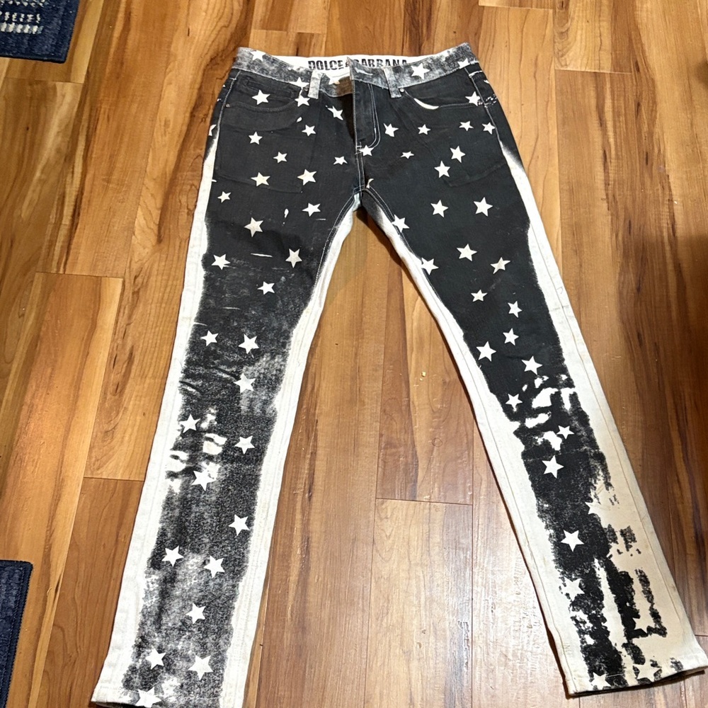 Dolce & Gabbana Black Star Slim Jeans